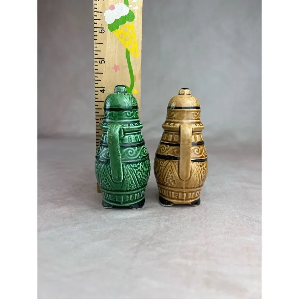 Vintage Mod MCM Salt and Pepper Shakers 1970s 1960s